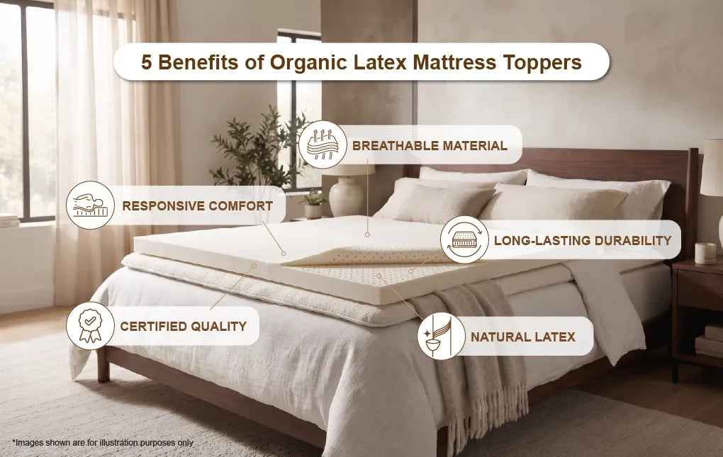 Benefits of Organic Latex Mattress Toppers