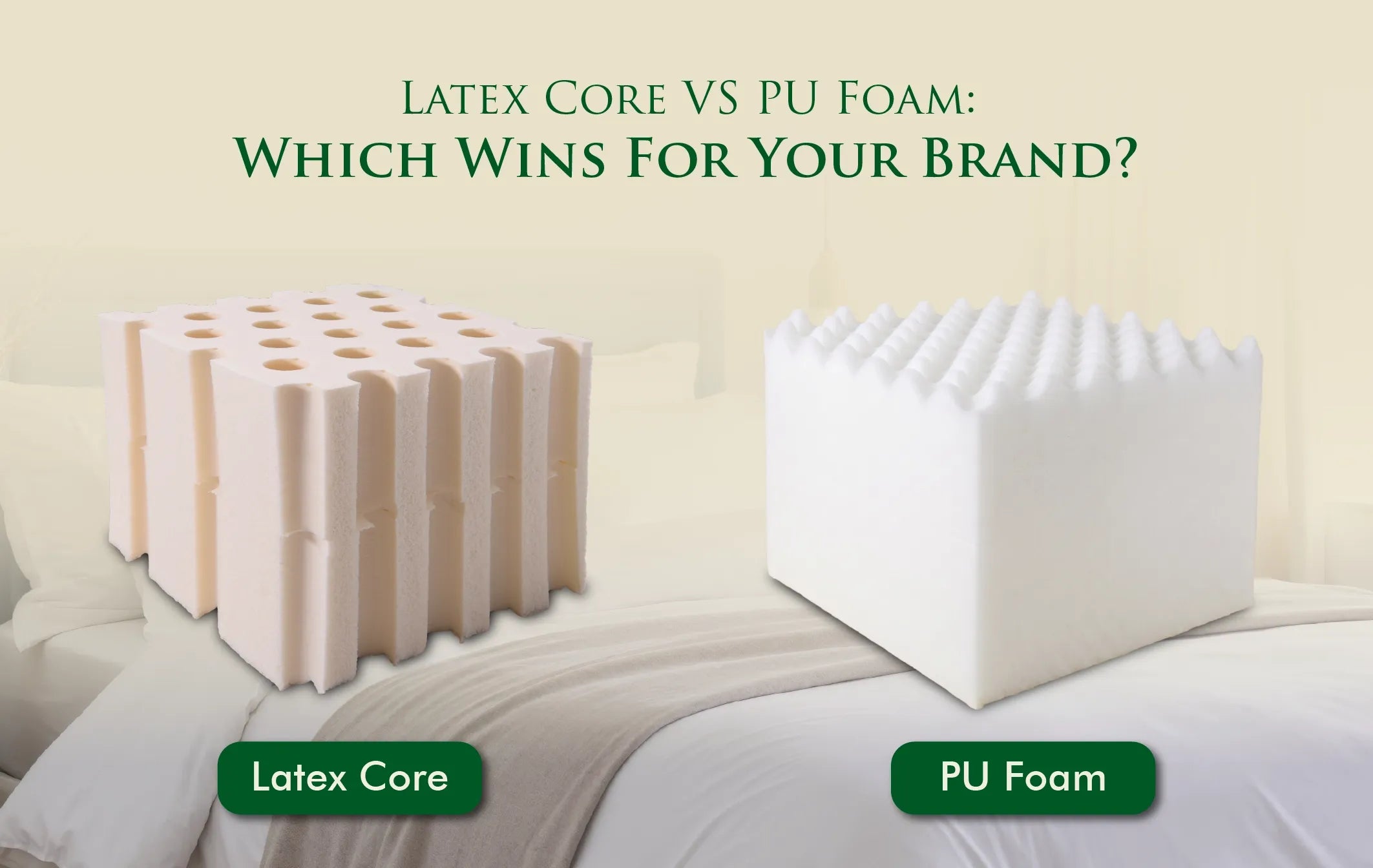 Latex Core vs PU Foam- Which Wins for Your Brand
