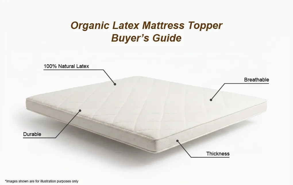 Organic Latex Mattress Topper Buyer’s Guide