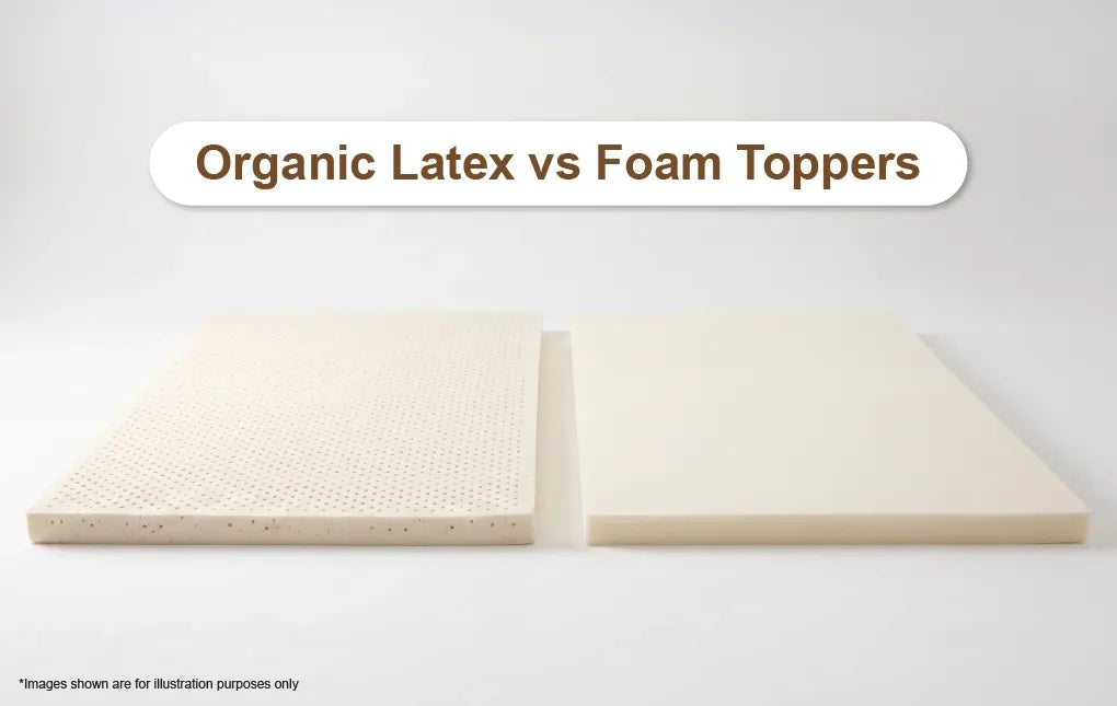Organic Latex vs Foam Toppers