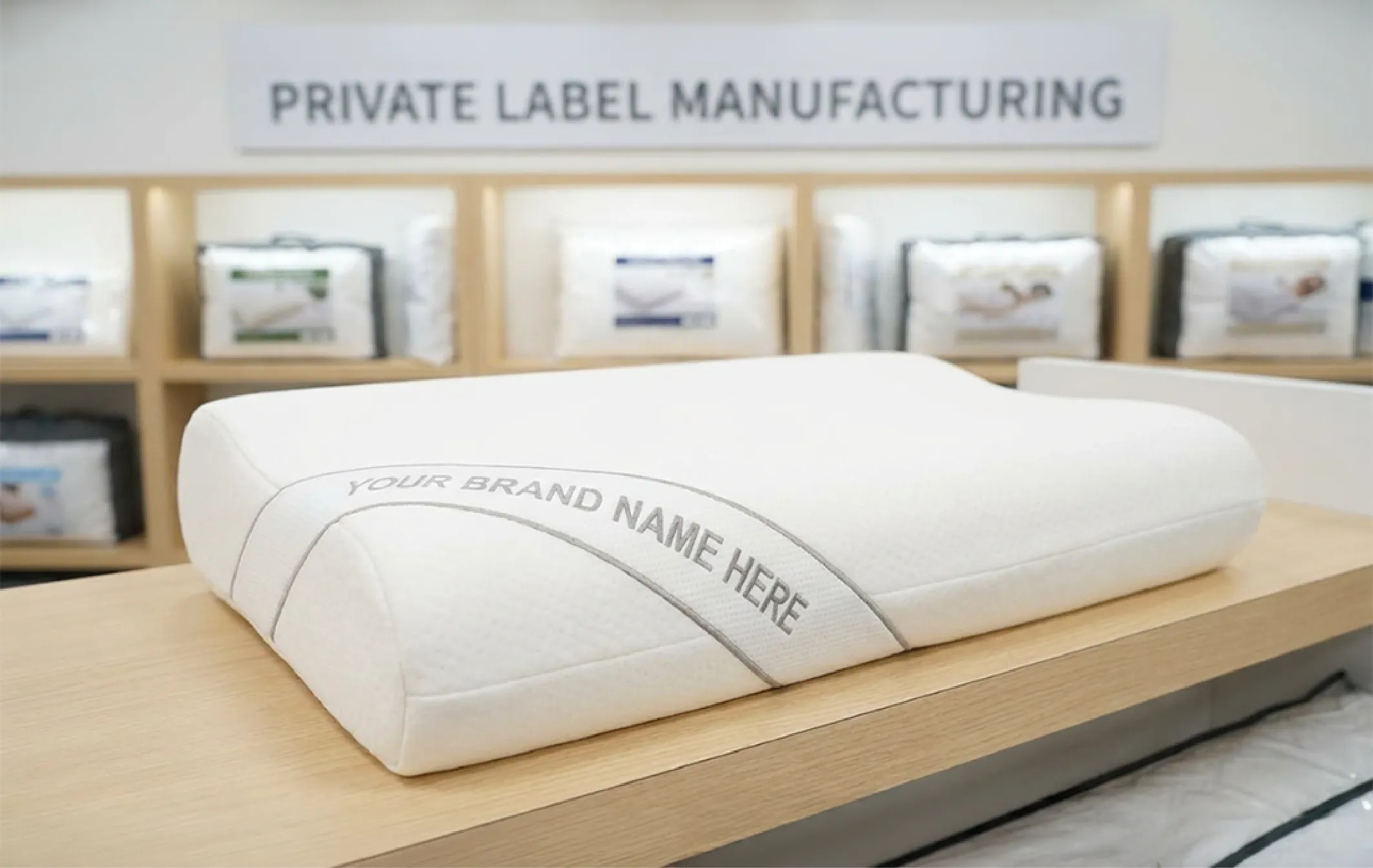 OEM Latex Foam Pillow Manufacturing for Private Label Brands