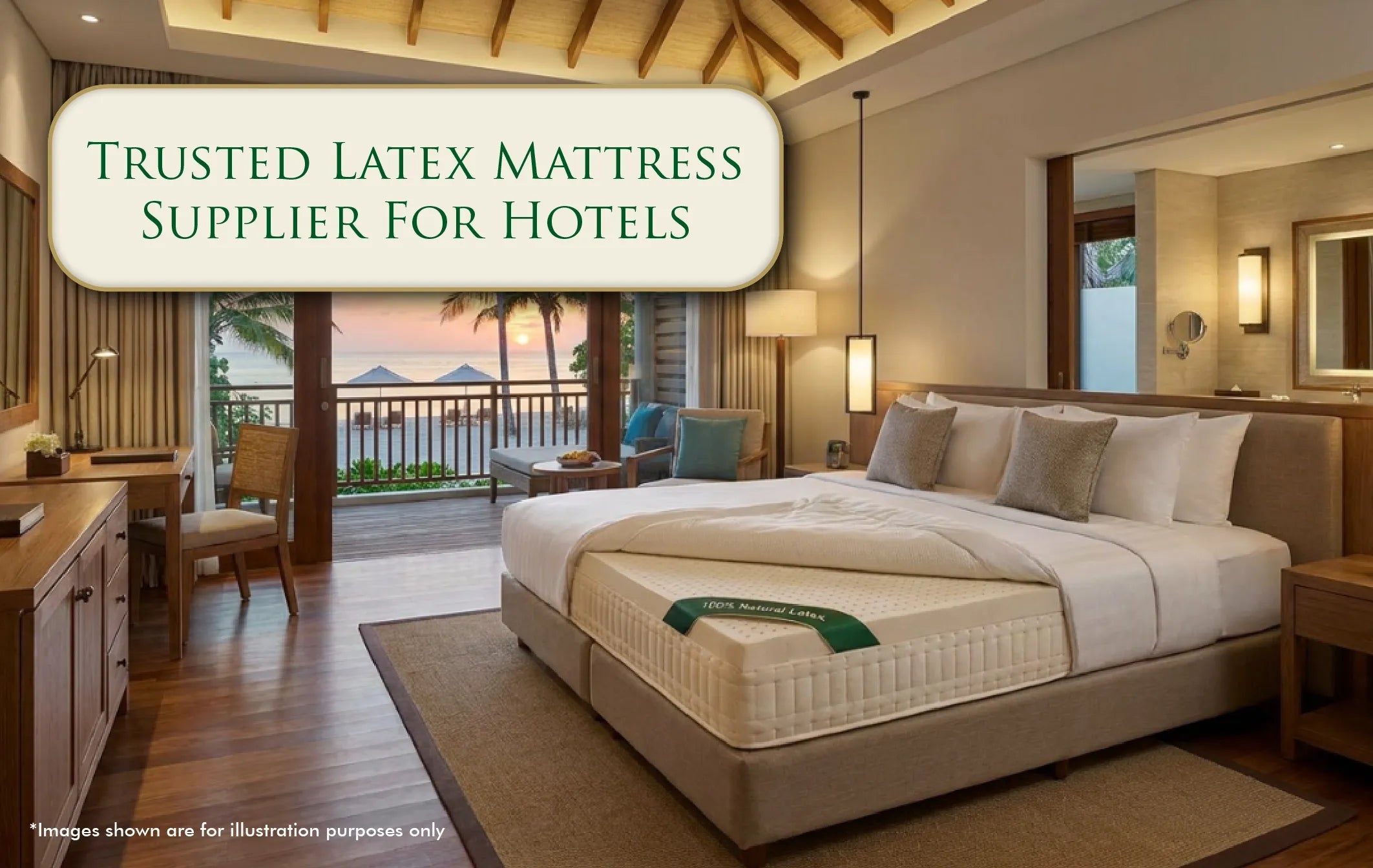 Trusted Latex Mattress Supplier for Hotels